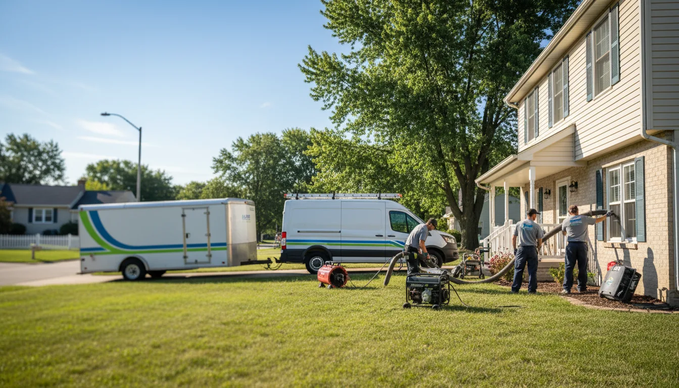 Flooded Basement Restoration And Cleanup With Repair in Robbins, IL near me